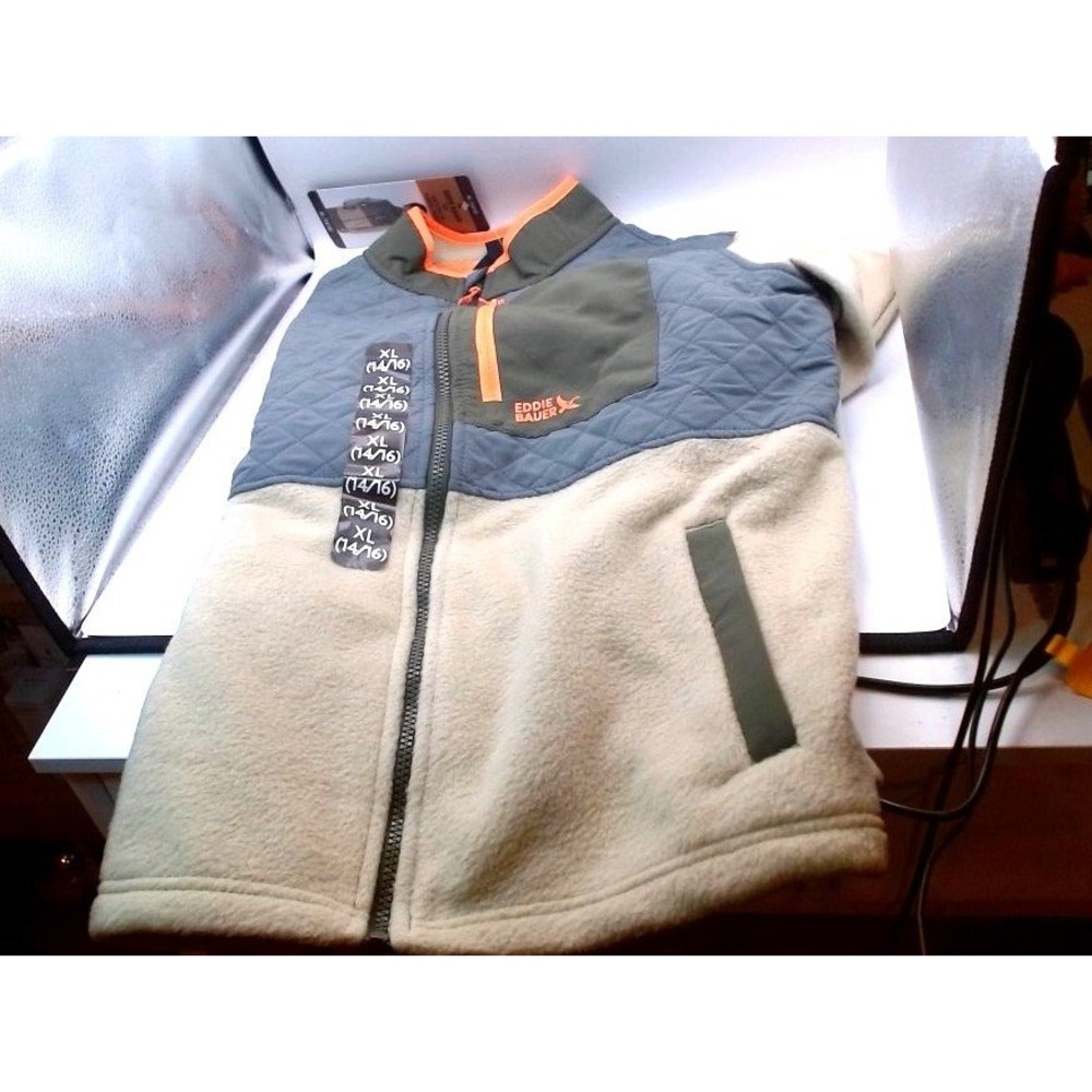 Eddie Bauer Kids - Kid's Polar Fleece Jacket, XL - 14/16, BRAND NEW WITH‎ TAGS